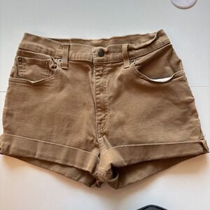 Levi's Brown Jean Shorts